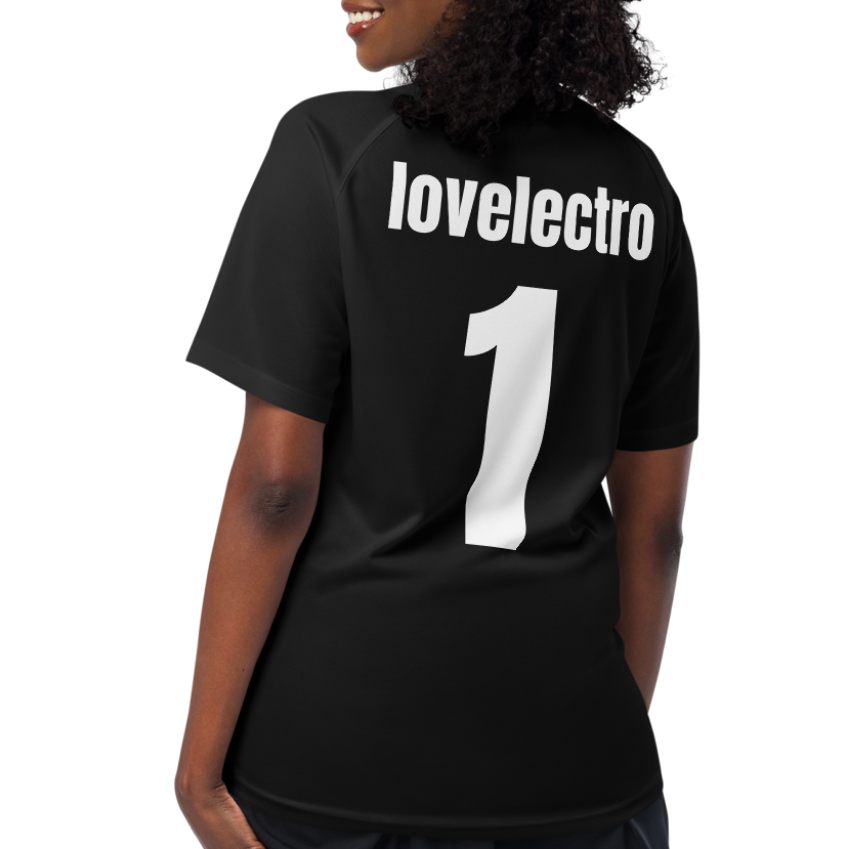 LOVELECTRO 1 — Unisex Mesh Performance Jersey by LOVELECTRO - FREE SHIP