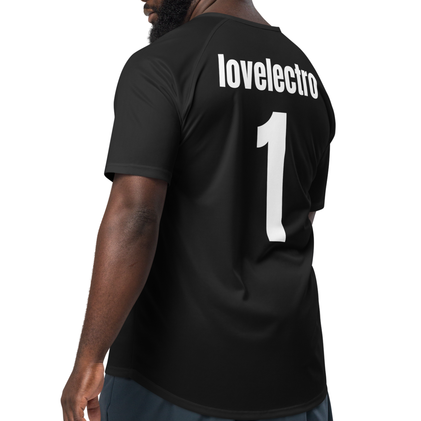 LOVELECTRO 1 — Unisex Mesh Performance Jersey by LOVELECTRO - FREE SHIP