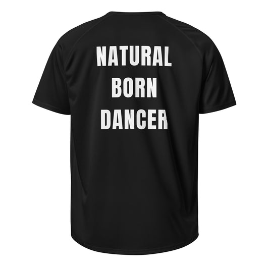 NATURAL BORN DANCER  Unisex Mesh Performance Jersey by LOVELECTRO - FREE SHIP
