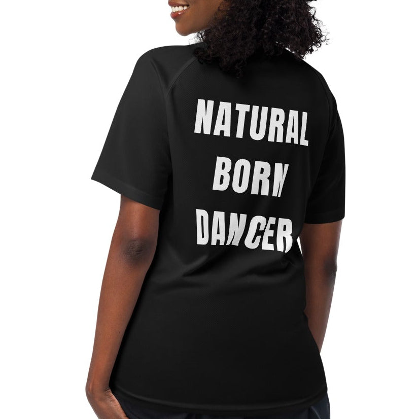 NATURAL BORN DANCER  Unisex Mesh Performance Jersey by LOVELECTRO - FREE SHIP